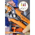 thumbnail image 2 of TFixol Versatile Electric Wire Stripper with Crimping and Cutting Functions - Multiple Colors Available (Red, Blue, Green, Yellow), 2 of 7