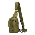 thumbnail image 1 of Riñonera Pequeña, Bolso Bandolera, Mochila para El Día a Día, Ideal para Montar , Pescar, Ir a La Oficina, Viajar Y Hacer Ejercicio. Verde, 1 of 9