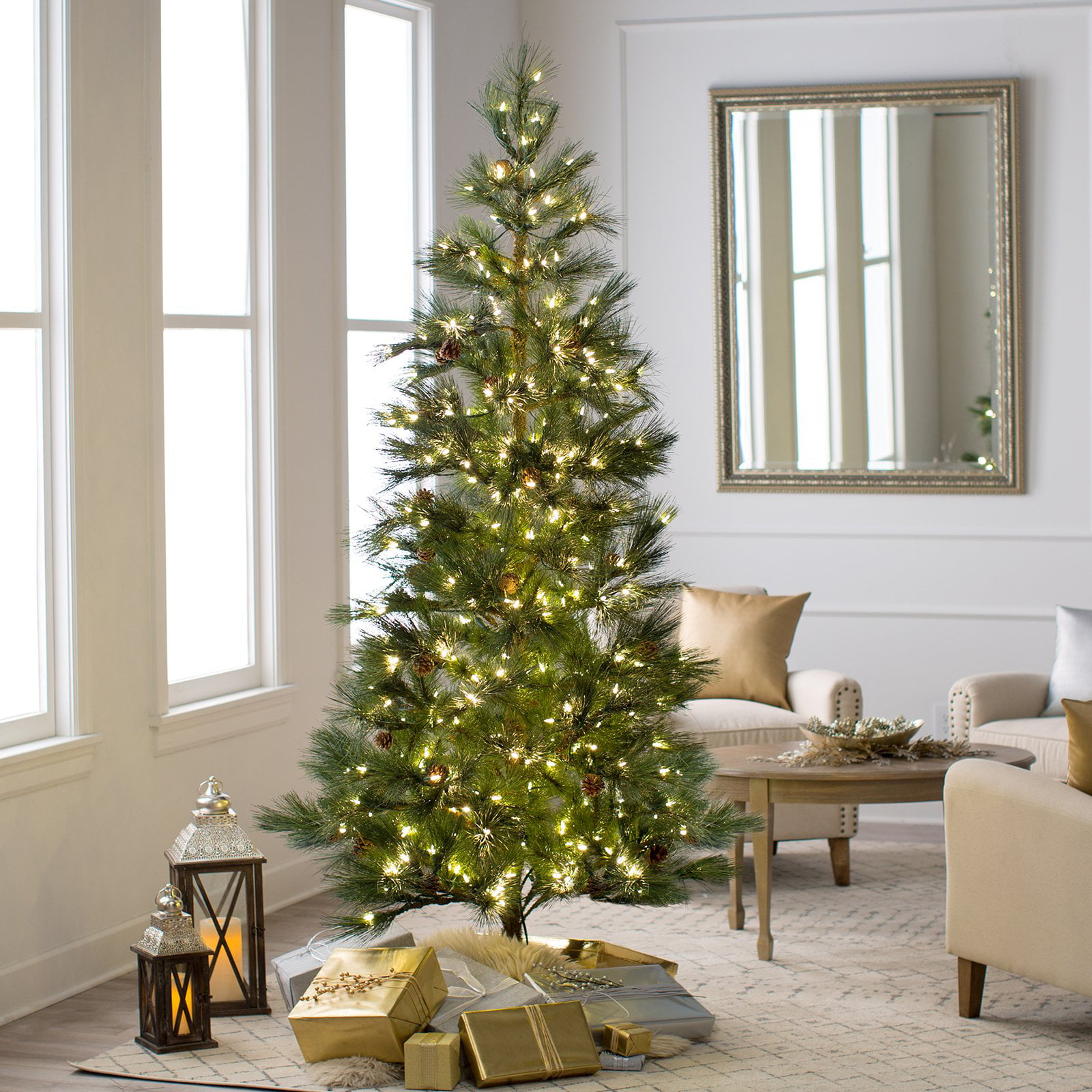 Vickerman 7.5' Redmond Spruce Artificial Christmas Tree ...