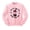 Pink, variant on On My Way to Stir the Pot Sweatshirt Unisex Large White