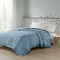 thumbnail image 2 of Gracie Mills Lucile Textured Oversized Down Alternative Blanket with Satin Trim - GRACE-3673, 2 of 4