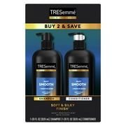 Tresemme Silky & Smooth Anti-Frizz Shampoo & Conditioner Frizzy Hair, 28 Fl oz 2 Pack