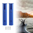 thumbnail image 1 of 2 Pieces Fishing Rod Rack, Fishing Rod Holder Hanger Organizer, Tube Rod, Fishing Rod Support, Professional Storage Rack for Kayak Trailer Cabin Blue, 1 of 10