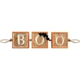 thumbnail image 2 of Northlight 27.5" Beige and Orange BOO Halloween Hanging Banner, 2 of 8