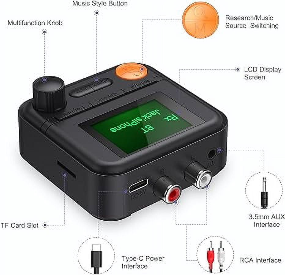 Émetteur-récepteur Bluetooth 5.4 - Lot De 3 Pièces - Pour Connexion Audio Sans Fil - 7