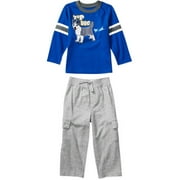 Angle View: Garanimals - Baby Boys' Graphic Tee and Pants Set