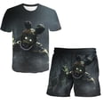 thumbnail image 1 of Conjuntos de ropa de cinco noches en Freddy para niño y niña, camisetas de juego terroist para bebés, niños y niñas, pantalones cortos, traje de 2 uds, Outfits7T Gao Jinjia LED, 1 of 2