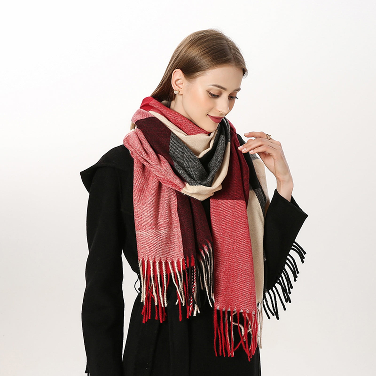  Wanyint Chicken Print Scarfs for Women Fall Scarves