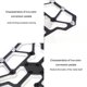 thumbnail image 4 of Greeniant Pedal de bicicleta de 2 piezas, accesorios universales de repuesto, accesorio de ciclismo profesional, pedales de bicicleta, piezas de repuesto Ciclismo Dorado Greeniant OD025830-04B, 4 of 6
