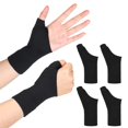 thumbnail image 1 of Gants de Compression Thérapie Remplis de Gel Soutien Pouce Main Poignet Arthrite 4 Pcs Noir, 1 of 6