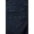 thumbnail image 4 of CULTURA AZURE  Little Boy's Roll-Up Denim Shorts 2-Pack, Blue Black/Light Blue, 7, 4 of 9