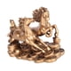thumbnail image 3 of Bronce Feng Shui Three Galloping Horses Statue Decoración de la mesa del hogar Escultura Riqueza de la del regalo de negocios, 3 of 8