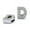 D, variant on 60Pcs A-Z 8mm Rhinestone Slide Letter Charm DIY for Leather Name Bracelet Belt,A