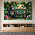 thumbnail image 3 of Decorative Design Banner Gorilla Theme Jungle Backdrop Party Decoration Celebration Banner for Kids Party Indoor Decoration Event Decoration, 3 of 9