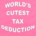 thumbnail image 2 of CafePress - Worlds Cutest Tax Deduction - Cute Infant Bodysuit Baby Romper - Size Newborn - 24 Months, 2 of 3