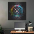 thumbnail image 5 of Luxe Metal Art 'XRP Crypto Giga Coin' by Luxe Portfolio, Metal Wall Art, 36"x36", 5 of 9