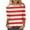 Red 3/4 Sleeve Tshirts, variant on Htigea Striped Print T-Shirts for Women Plus Size 3/4 Sleeve Crew Neck Tees Casual Loose Top Soft Comfy Fall Blouses Army Green,3XL