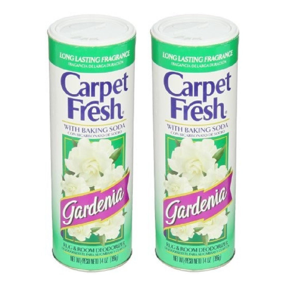 Carpet Fresh Rug and Room Deodorizer Powder Gardenia with Baking Soda 14 oz, 2Pack Walmart