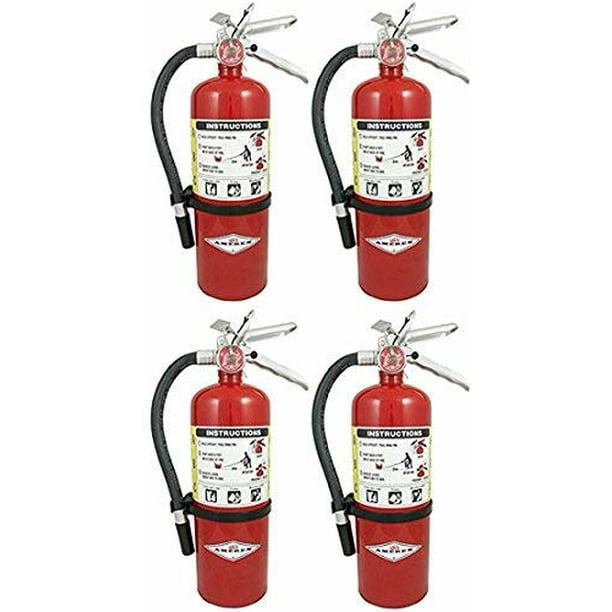 Amerex B500, 5lb ABC Dry Chemical Class A B C Fire Extinguisher (4 Pack
