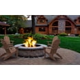 thumbnail image 3 of PolyTEAK Adirondack Chair, Premium Weather Resistant Poly Lumber, Outdoor Patio Furniture, Up to 300 lbs, Plastic Adirondack Chairs for Porch, Deck, & Pool Side, Traditional Element Collection, Brown, 3 of 7