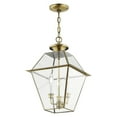 thumbnail image 5 of Livex Lighting Westover Outdoor Chain Hang in Antique Brass, 5 of 8