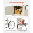 thumbnail image 5 of KFFKFF Popcorn Machine with Cart, 8oz Stainless Steel Kettle, 800W Commercial Popcorn Maker, Produces 48 Cups per Batch, Theater Style Popper with Easy Controls, Glass Panels, PC Door, Scoop, 5 of 9