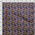 thumbnail image 4 of oneOone Cotton Poplin Dark Purple Fabric Halloween Sewing Material Print Fabric By The Yard 42 Inch Wide, 4 of 5