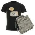 thumbnail image 6 of CafePress - Kawaii Tofu Asking People To L Men's Dark Pajamas - Men's Dark Loose Fit Cotton Pajama Set, 6 of 7
