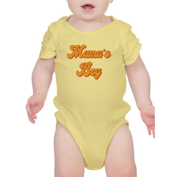 Mama's Boy Baby Bodysuit Bodysuit Infant -GoatDeals Designs, 24 Months