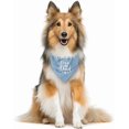 thumbnail image 3 of I Love My Dad Dog Bandana, Baby Blue Dog Bandana, Dog Scarf Accessories, Pet Dog Triangle Scarf, Boy Dog Accessories, Dog Bandana for Small Medium Large Dogs, Gifts from Dogs to Dad (E27), 3 of 4