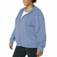 thumbnail image 4 of Eddie Bauer Ladies' Size X-Large Full Zip Hoodie, Blue, 4 of 5