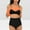 Orange womens swimsuits, variant on Summer Saving pimelu Bathing Suit for Women Two Piece Swimsuits for Women Tankini Swimsuits Modest Swimsuit Beach Ruffle High Waist Shorts Bikini Swimwear Bathing Suit
