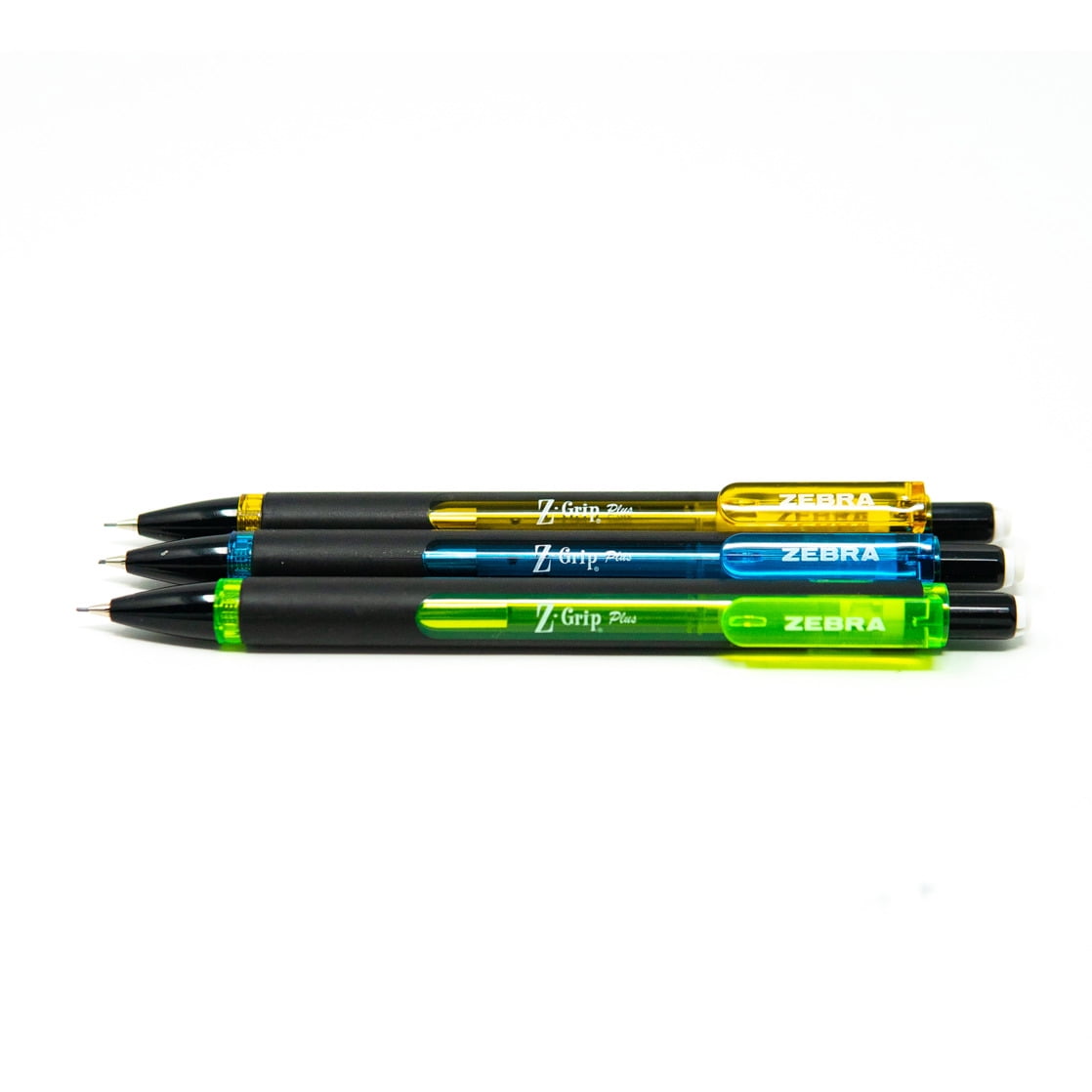 Zebra Z-Grip Plus Mechanical Pencil, 0.7mm, Bonus Lead and Erasers