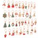 thumbnail image 4 of Anillos de trenza navideña, 38 piezas de rastas navideñas para el cabello, rastas navideñas, pinzas para el cabello, colgantes navideños, diseño exquisito, 4 of 12