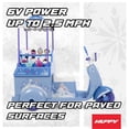 thumbnail image 4 of Huffy 6V Disney Frozen Ice Cream Kart Ride-on, Ages 3-7, Kids, Purple, 4 of 28