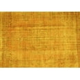 thumbnail image 1 of Ahgly Company Machine Washable Indoor Rectangle Abstract Yellow Contemporary Area Rugs, 7' x 9', 1 of 4