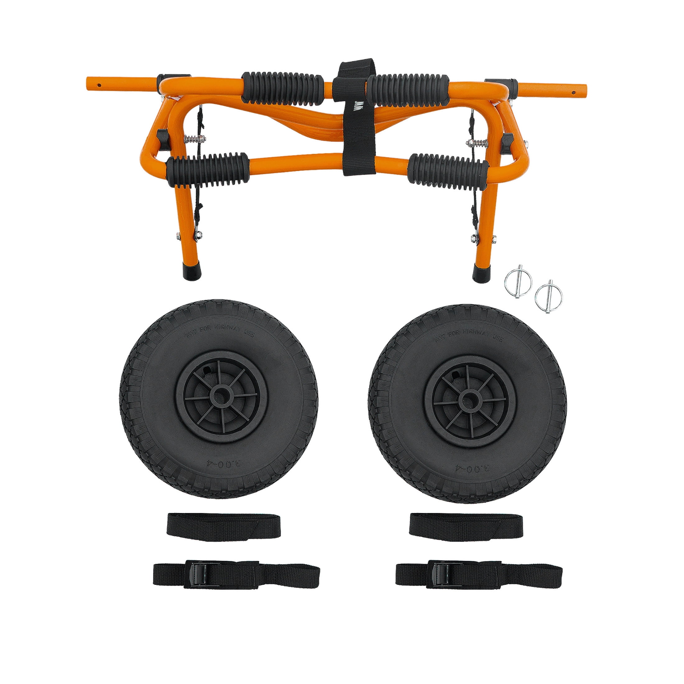 Rad Sportz Foldable Kayak Cart with Airless Tires and 150lb Capacity
