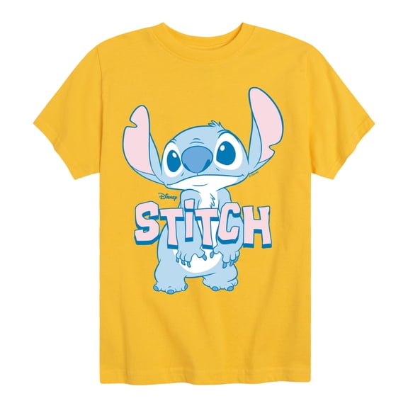 Disney - Stitch Pastel Oversized - Youth Short Sleeve Graphic T-Shirt
