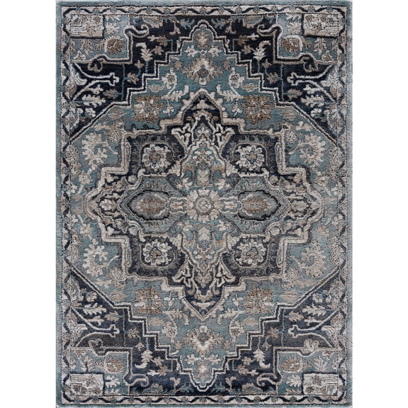 United Weavers Portsmouth Area Rug 3110 40460 Passion Grey, 5' x 7'
