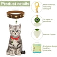 thumbnail image 3 of 12 colgantes de corazón para collar de gato y perro, joyas con piedras preciosas, dijes de cristal de Murano para collar de mascota, dijes con clip., 3 of 7