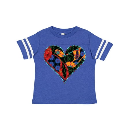 

Inktastic Music Note Patterned Heart Gift Toddler Toddler Girl T-Shirt