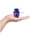 thumbnail image 3 of JAGASY Purple Mountain Urn for Ashes Adult Male & Female - Keepsake Urn for Ashes for Women - Small Urns for Mother & Father - Tiny Urns for Mom - (3 Inch), 3 of 7