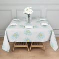 thumbnail image 6 of 52x52in(132x132cm) Square Tablecloth, Waterproof Polyester Table Cover, Wrinkle Resistant & Washable Fabric for Dining, Kitchen, Picnic, Daisy Flowers Print, 6 of 6