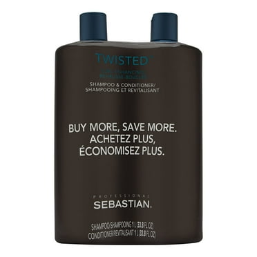 Sebastian Twisted Elastic Cleanser Shampoo and Conditioner Liter Duo for Curls 2 x 33.8 oz