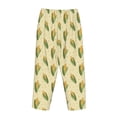 thumbnail image 5 of Goofa Yellow Corn Printed Soft Pajama Pants for Women, Wide Leg Comfy Casual Lounge Yoga Pants-XX-Large, 5 of 9