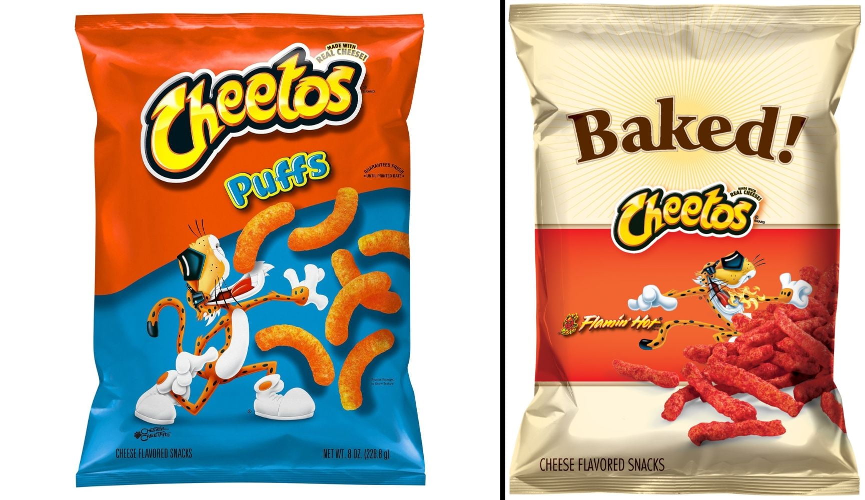 Cheetos Simply NKD, No Dyes No Artificial Flavors Crunchy Flamin