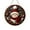 B, variant on TIELUTT Wooden Traditional Holiday Design Round Disc Santa and Snowman Prints Festive Glass Beads 1st Home Christmas Ornament Craft Large Happy Birthday Transparent Thread for Hanging