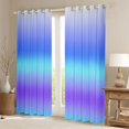 thumbnail image 2 of Homewish Abstract Gradient Black Out Curtains For Teens Boys Girls,Tie Dye Curtains Pack of 2 (42x63 Each),Watercolor Ombre Bedroom Curtains,Lightweight Room Decor, 2 of 6