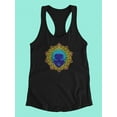 thumbnail image 3 of Buddha�s Face Over Mandala  Tank Women -Image by Shutterstock, Female Medium, 3 of 4