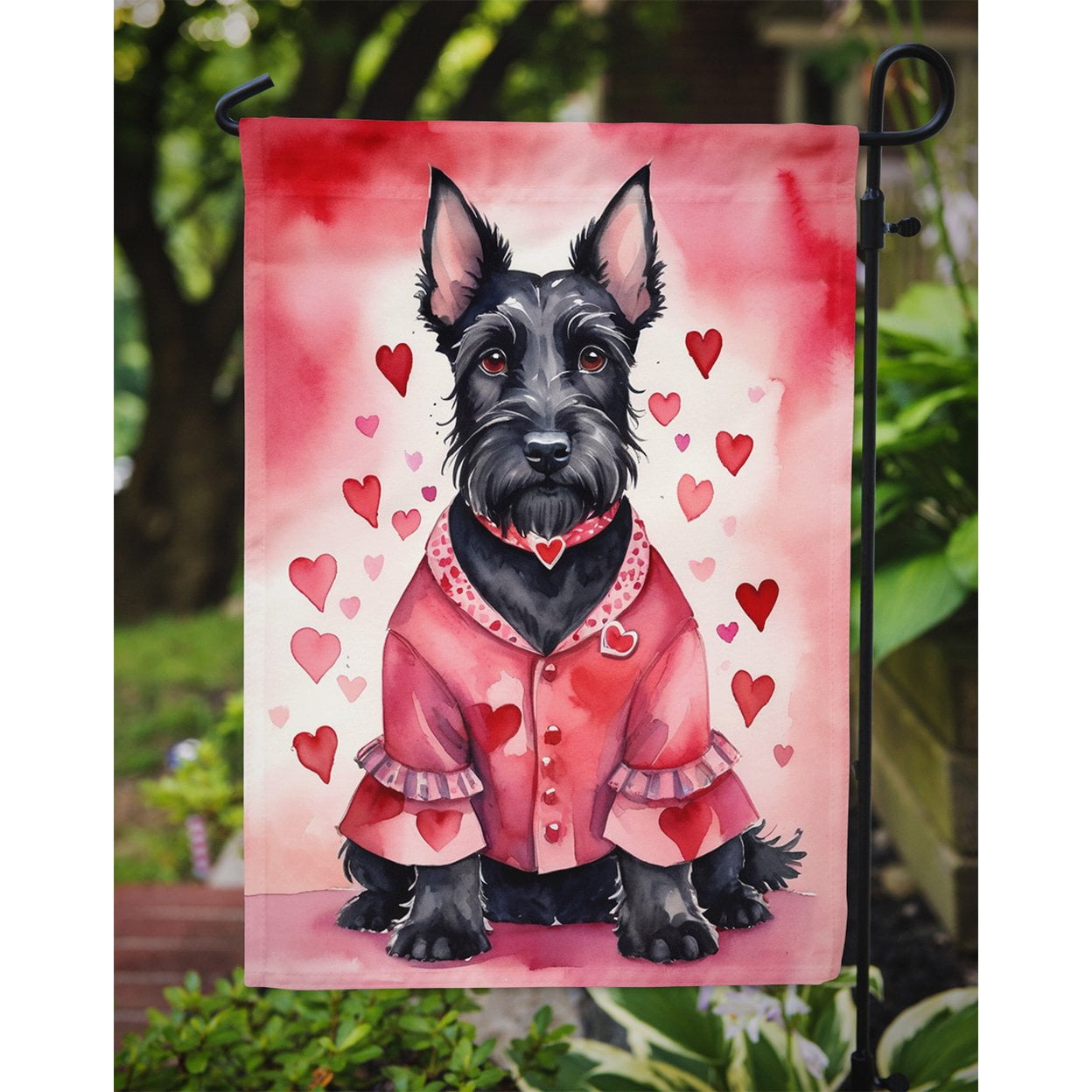Scottish Terrier My Valentine Garden Flag 11.25 in x 15.5 in